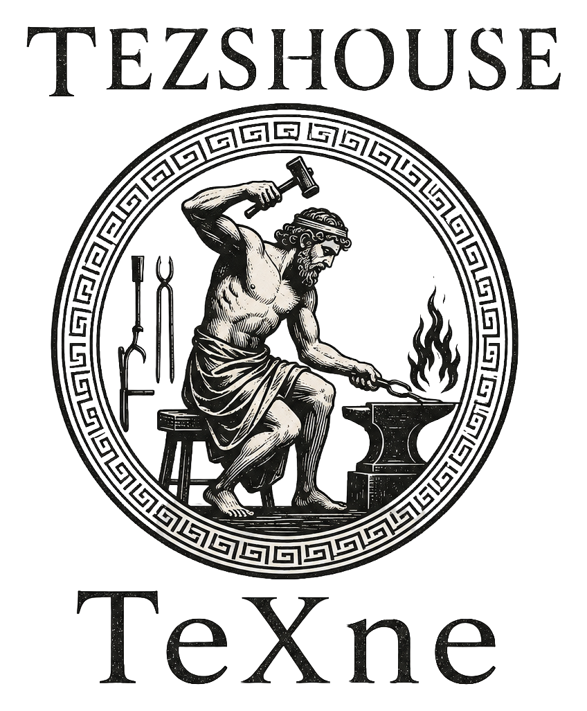 Tezshouse TeXne blacksmith medallion emblem